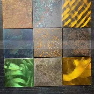 LL270 Antique Bronze Stainless Steel <b>Sheet</b> 316L Nano-Coated Waterproof Patina Finish 0.8-2.0mm Wall Cladding 300 Series Cutting - Product Image 6