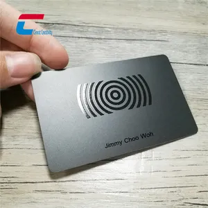 Plastik programlanabilir NFC kartvizit mat siyah Uv NFC akıllı kart RFID