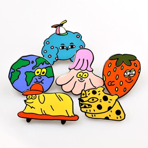Épingles en émail violet dégradé en gros Singapour personnalisé Anime Logo en forme d'<span class=keywords><strong>aigle</strong></span> é<span class=keywords><strong>l</strong></span>éphant <span class=keywords><strong>dauphin</strong></span> insigne d'épinglette en métal - Product Image 5