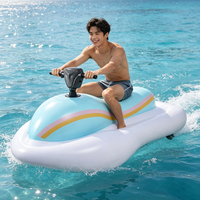 Equipo de Juego Acuático Inflable OEM, Moto Acuática Eléctrica, Bote Flotante de PVC Personalizado para Adultos y Niños, Venta al Por Mayor