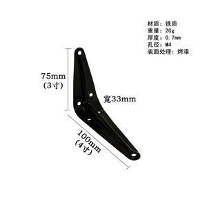 Meuble mural en acier inoxydable, <span class=keywords><strong>Support</strong></span> à Angle droit solide, <span class=keywords><strong>Support</strong></span> d'étagère métallique à Angle fixe - Product Image 3