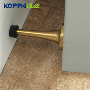 Koppalive Fermaporta in Gomma Antiurto, Montaggio a Parete o Pavimento <span class=keywords><strong>per</strong></span> Bagno, Fermo Porta in Ottone Anticato - Product Image 3