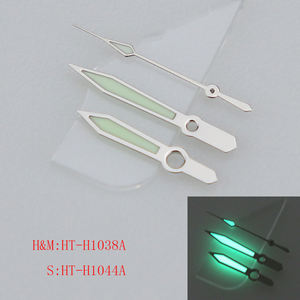 Mate Blaack brillante plata <span class=keywords><strong>Super</strong></span> C3 verde luminoso ajuste NH34 NH35 NH36 NH38 NH70/1/2 reloj movimiento <span class=keywords><strong>Mods</strong></span> SKX007 reloj manos piezas - Product Image 3