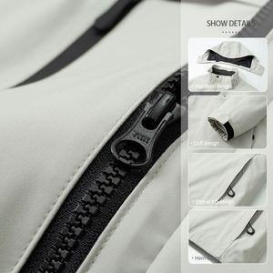Veste Softshell Unisexe 3-en-1 de Haute Qualité, Imperméable, Écologique, Coupe-Vent, Tissu Formel à Capuche pour l'Hiver et la Randonnée en Extérieur - Product Image 3