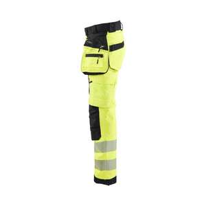 BLAKLADER - 711825133399C42 Pantalón Softshell Hi-Vis Mujer Amarillo/Negro-EAN 7330509877821 ROPA DE TRABAJO DE 2017 - Product Image 4