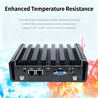 Computadora Integrada de Grado Industrial de Bajo Consumo EVUC, CPU I3 I5 I7 de 4.ª/5.ª Generación, LAN Dual, COM Dual, RS232, 4 USB3.0