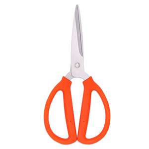 Ciseaux industriels robustes en acier inoxydable 230 mm, rouge, pour usage domestique et de bureau, outil de coupe multifonctionnel - Product Image 4