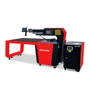 Accutek Hiệu Quả Cao <span class=keywords><strong>CNC</strong></span> Thư Vỏ Thợ Hàn 500W/300W Yag Máy Hàn Laser Cho Quảng Cáo Nhôm Logo - Product Image 2