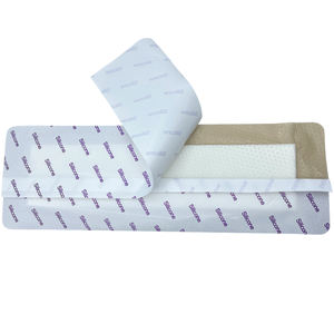 <span class=keywords><strong>Pansement</strong></span> médical 10x30cm avec bordure en mousse de <span class=keywords><strong>silicone</strong></span> super absorbante, imperméable, pour les soins des brûlures et la cicatrisation des plaies - Product Image 3