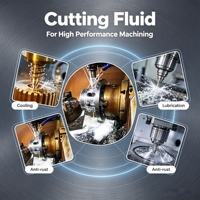Concentré de liquide de refroidissement et de coupe semi-synthétique à faible mousse pour usinage CNC à grande vitesse et sans centre