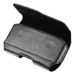 Universele Smartphone Lederen Telefoonholster, Flip Mobiele Telefoon Lederen Beschermhoes Met Riemclip