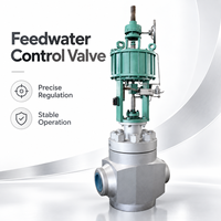 Vanne de régulation d'eau de alimentation pour système de chaudière de centrale électrique