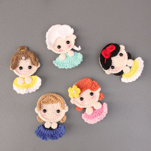Accessori per capelli da principessa in fuga fatti a mano all'uncinetto KIVA marca simpatici regali per feste creativi in stile nicchia per ragazze donne incinte - Product Image 2