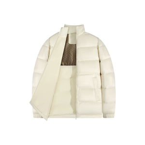 Giacca Invernale da Donna Taglie Forti con Zip, Antivento, Grigia Lucida, Nera, Imbottita, Leggera, Comprimibile, 90% Piumino d'Oca - Product Image 1