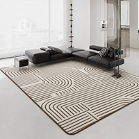 Premium Shurong Cotton Texture Home Area Carpet Hand-tufted Feeling Breathable Lightweight Multi-functional Decorative Rug