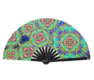 Wholesale Custom Personalized Large Plastic <b>Hand</b> <b>Fans</b> Logo Printed Dancing Clack <b>Fans</b> for <b>Hand</b> Held Parties - Product Image 4