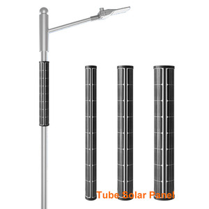 แผงโซลาร์เซลล์ทรงกระบอกขนาด100W 120W เทคโนโลยีใหม่แผงเซลล์แสงอาทิตย์สำหรับป้ายจราจร - Product Image 1