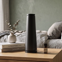 Diffuseur d'arômes électrique sans eau, réservoir de 120 ml, certifié CE, RoHS, FCC, lumière LED nocturne, appareil de diffusion d'huiles essentielles pour la maison et l'hôtel