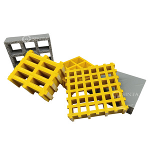Mini grille en FRP 19*19mm antidérapante pour passerelle <span class=keywords><strong>sur</strong></span> le pont au bord de la rivière Petite grille en plastique renforcé de fibre de verre - Product Image 5