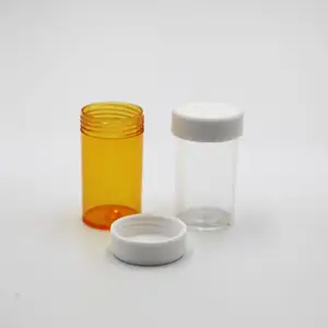MAYSUREホット販売40mlプラスチックリバーシブル薬局バイアルピルボトルチャイルドプルーフホルダー防臭容器