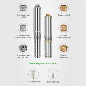 HOP <span class=keywords><strong>Pompe</strong></span> solaire à eau propre AC/DC Turbine submersible haute pression pour l'irrigation de jardin Bomba Sumergible pour les puits de jardins - Product Image 5