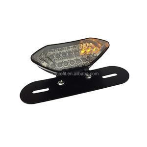 Feux arrière LED universels 12V pour <span class=keywords><strong>moto</strong></span>, avec fenêtres et mini-marque de <span class=keywords><strong>moto</strong></span> intégrée avec supports - Product Image 2
