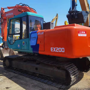 Excavadora sobre orugas Hitachi ZX200 usada de alto rendimiento a la venta en Shanghai con componentes de motor central y motor de engranajes - Product Image 1