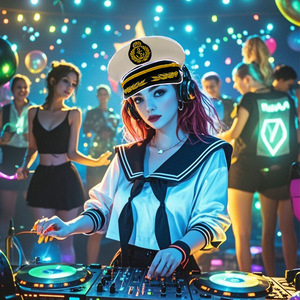 Casquette de marin LED pour fêtes et spectacles, chapeau lumineux de scène, casquette de capitaine brodée, éclairage LED, 100% coton - Product Image 2