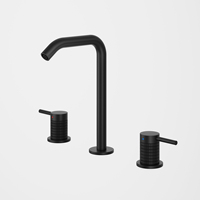 Mélangeur d'eau chaude et froide robinet de douche en laiton salle de bain 3 trous bassin robinet robinet filtre à eau pour évier de salle de bain
