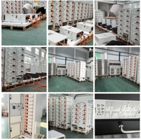 Batterie de rack de serveur 144 kWh LiFePO4 51,2 V haute tension, armoire de stockage d'énergie solaire industrielle C&I, BMS, durée de vie de 15 ans, TIANRIKO