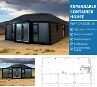Maisons préfabriquées chinoises personnalisables de 20 pieds et 30 pieds, maison conteneur pliable extensible sur roues avec cuisine et salon