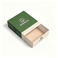 Boîte cadeau coulissante en carton écologique avec logo personnalisé et revêtement UV |   Carton rigide haut de gamme avec design gaufré et fermeture magnétique |