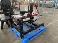 Máquina de Ejercicios para Pantorrillas Sentado Hammer Gym con Ejercicio para Brazos, Construcción Metálica, Certificación ISO9001/CE, Equipo de Fitness Comercial