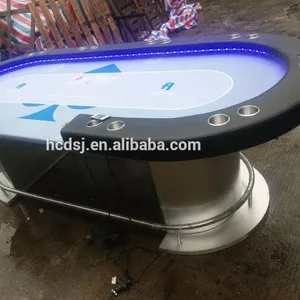 Hot sale poker table with led light