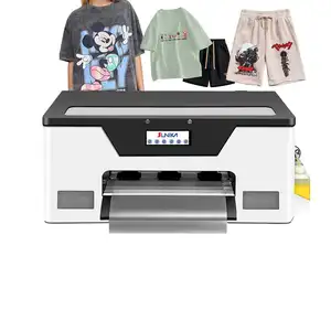 Sunika Automatic DTF Printer Made China New Arrival A3/A4/A5 Print Dimension T-Shirts Multiple Color Print White Ink 30cm Fabric