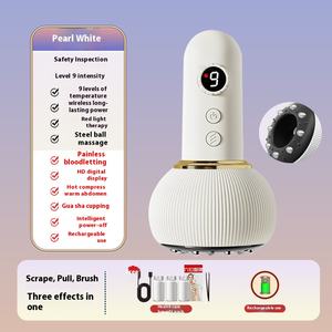 Elektrikli ev tüm vücut evrensel çukurluğu aparatı Gua Sha enstrüman kazıma fırça çekerek tarama meridyenler - Product Image 5