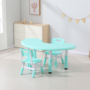 Ensemble table et chaise modernes réglables en hauteur pour enfants, sièges de bureau pour tout-petits, idéal pour l'école, la maternelle, la chambre et l'atelier - Product Image 3