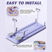 6 trong 1 đa mục đích có thể gập lại Pilates reformer Board Set với bộ đếm thời gian Pilates thiết bị AB tập thể dục ABS Con lăn cho nhà - Product Image 2