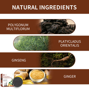 صابون البوليغونوم لنمو الشعر 100 جرام، لإعادة صبغ الشعر، صابون أسود مضاد للحكة والقشرة لتقوية الشعر، صابون شعر محمول - Product Image 2