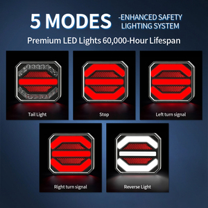 Kit de <span class=keywords><strong>Luces</strong></span> <span class=keywords><strong>LED</strong></span> Magnéticas Inalámbricas para <span class=keywords><strong>Remolque</strong></span> y Camión, Luz <span class=keywords><strong>LED</strong></span> Inalámbrica de 12V para Remolques - Product Image 6