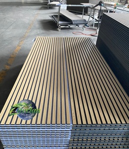 Acoustic Wall <b>Panels</b> for Living Room Home Decorative 3D Fluted Design Enhanced <b>Sound</b> Quality LQ052902 Acoustic Slat <b>Panels</b> for R - Product Image 6