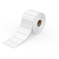 Etiquetas de Papel Sintético 2x1, Rollos de Etiquetas Térmicas Directas, 1000 Hojas, Etiqueta de Envío Térmica Directa para Impresora de Códigos de Barras
