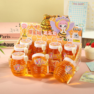 สไลม์ใสแบบก้อนน้ำผึ้ง 8.5 ซม. ปลอดภัย ไม่เป็นพิษ ไม่เหนียวเหนอะหนะ ของเล่นจำลองอาหาร บรรเทาความเครียดสำหรับเด็ก - Product Image 2