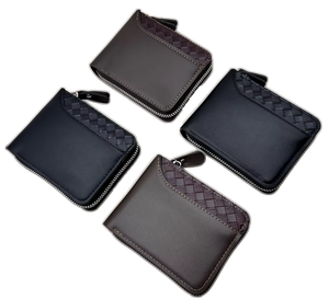 RTS Bulk Mixed Order Custom Retro Letter Pattern Coin <b>Wallet</b> <b>Men</b> <b>Black</b> Vintage Short Zipper Polyester Lining <b>Wallet</b> - Product Image 2