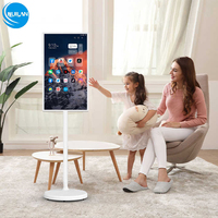 Pantalla Táctil LCD con Retroiluminación LED de 27 y 32 Pulgadas, Android 12, Señalización Digital para Interiores, Cine en Casa