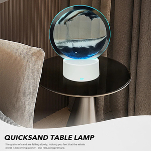 3 <span class=keywords><strong>D</strong></span> <span class=keywords><strong>sable</strong></span> mobile led lumière art photo paysage <span class=keywords><strong>de</strong></span> <span class=keywords><strong>sable</strong></span> rond verre 3d mer profonde affichage coulant <span class=keywords><strong>sable</strong></span> cadre lampes - Product Image 5