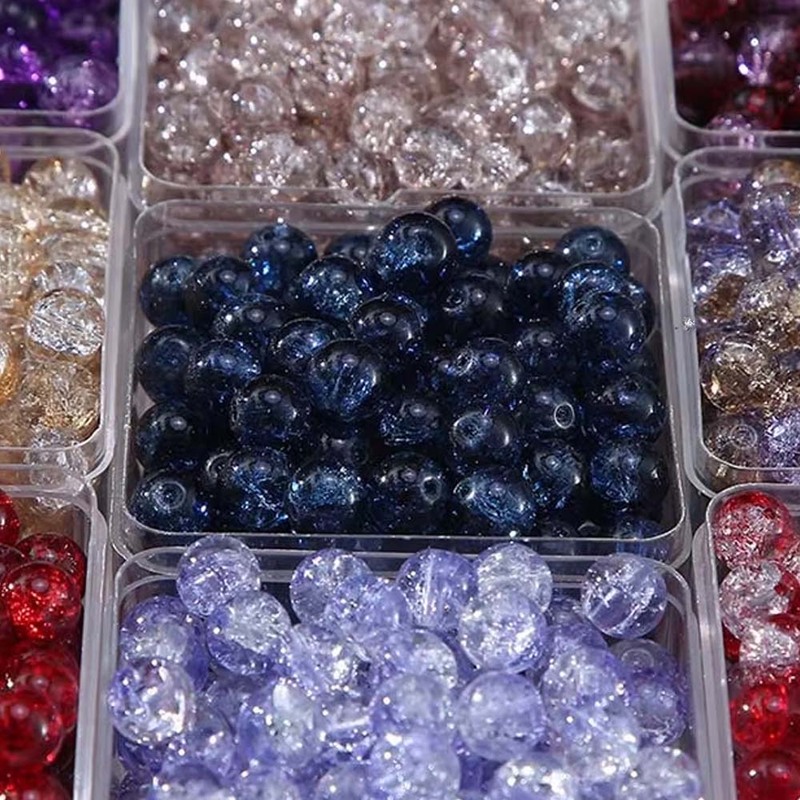 100Pcs 8mm Two tone Beads Czech