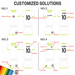 Fútbol Jersey Diseño Poliéster Adulto Fútbol Club Jersey Conjunto Fútbol Jersey Nombre Pegatinas Confección De Maillots De Fútbol - Product Image 3