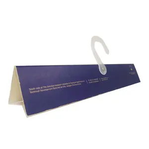 Eco friendly custom recycled fabric display hangers sample for retailers