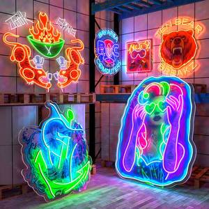 Profesyonel <span class=keywords><strong>Neon</strong></span> burcu koleksiyonu ticari alan dekor için Led <span class=keywords><strong>Neon</strong></span> burcu çok sahne uygulama özel metin ve desenler LED - Product Image 6